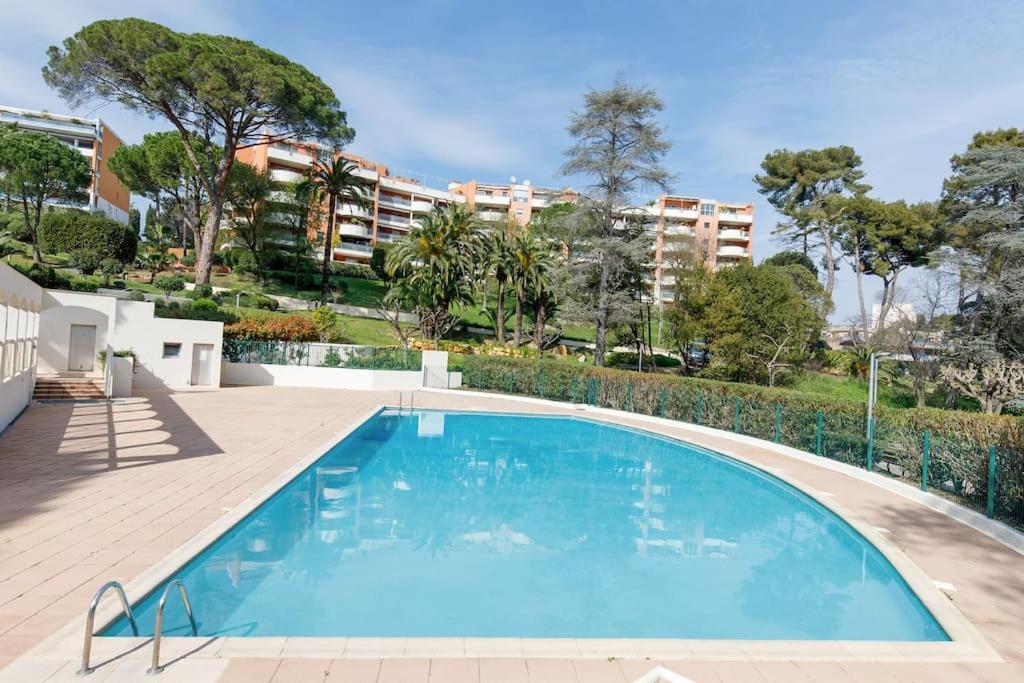 Domaine Des Palmiers - Piscine- Parking - Tennis - Clim 칸느 외부 사진